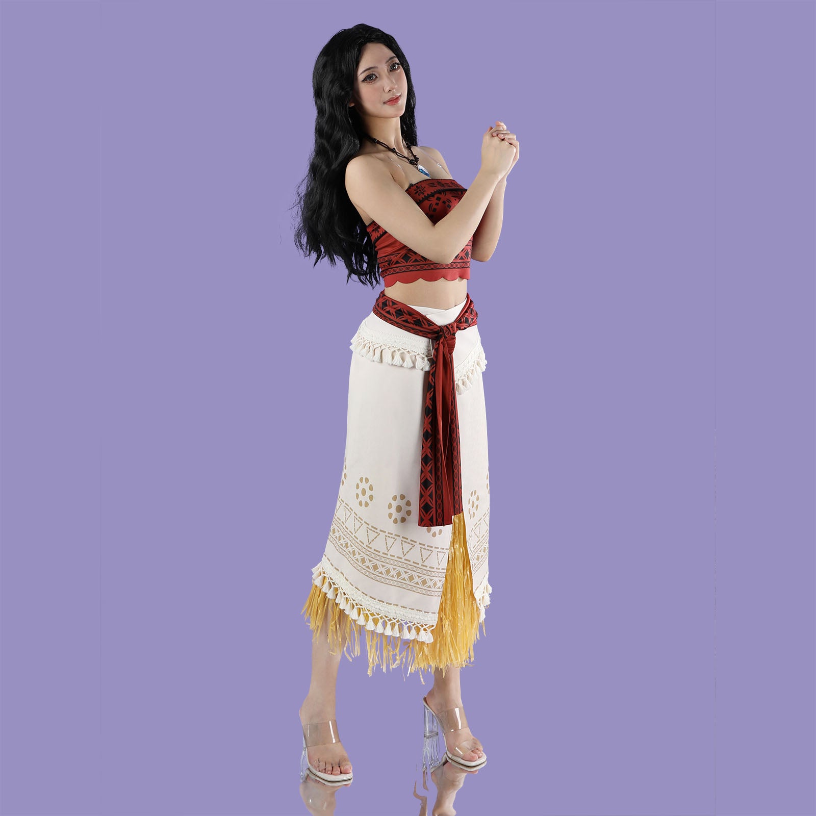 Movie Moana 2 Princess Carnival Dress Women Girl Cosplay Costumes