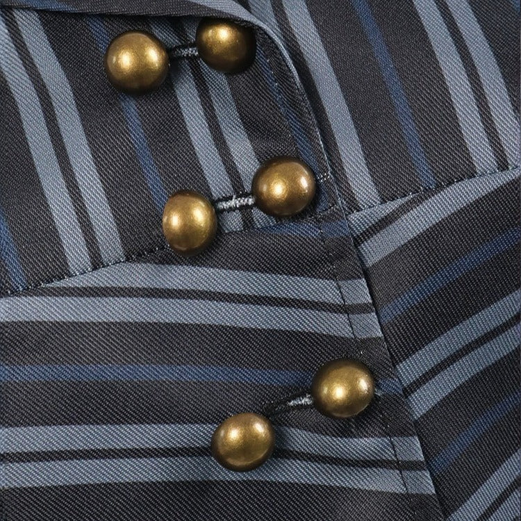 Wicked: For Good Witch Elphaba Black Stripe Suit Cosplay Costumes