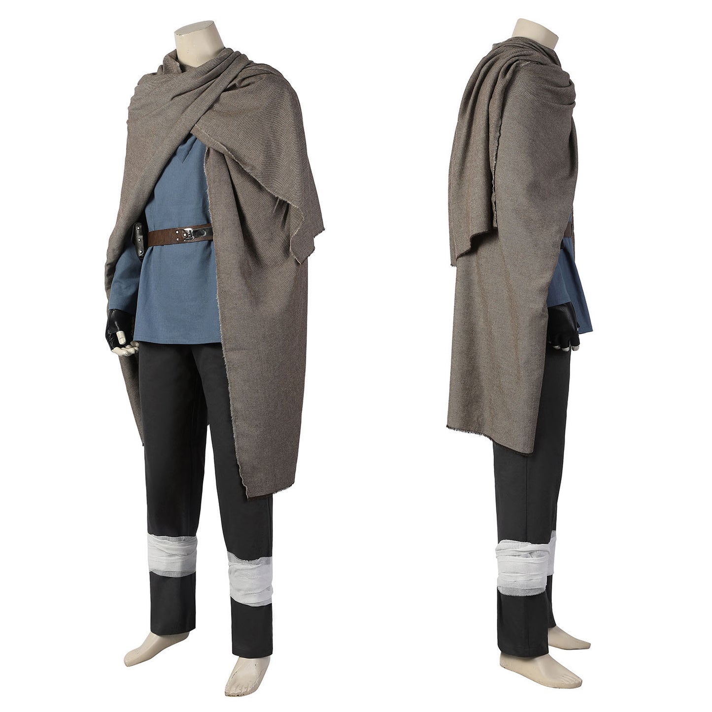 Star Wars Obi-Wan Kenobi Jedi Master Tatooine Blue Cosplay Costumes