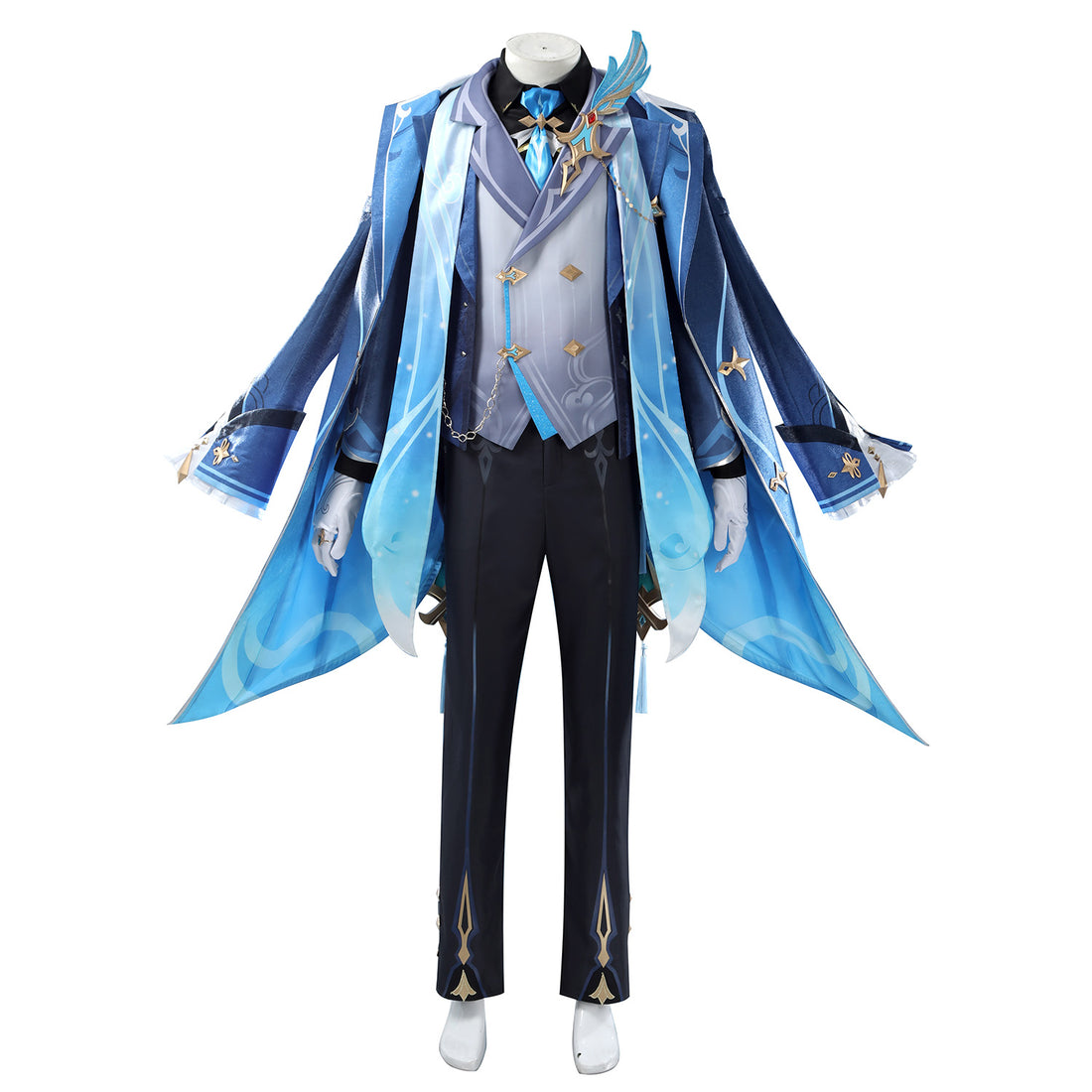 Genshin Impact Neuvillette Lantern Rite Melusent Gift Cosplay Costumes