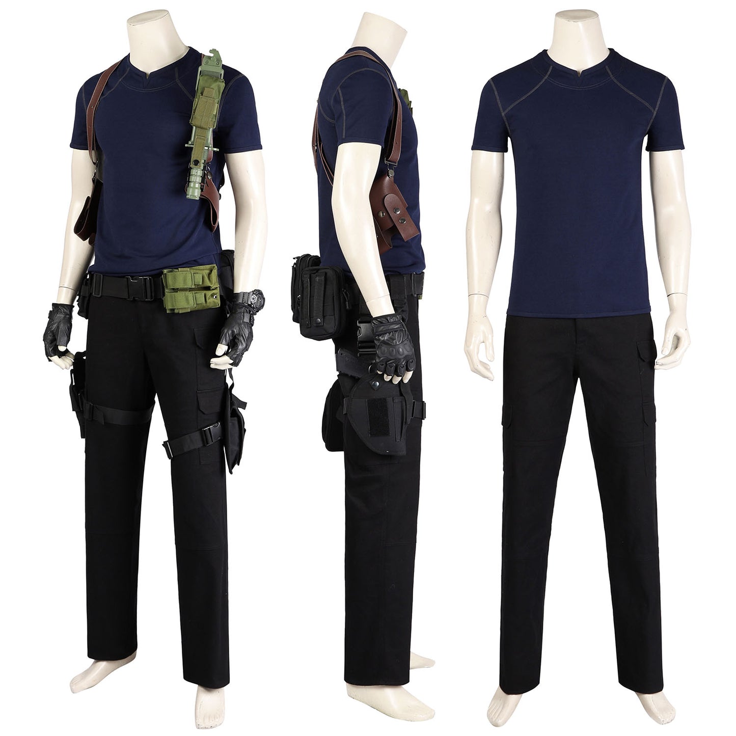 Resident Evil 4 Remake Leon S. Kennedy Male Cosplay Costumes