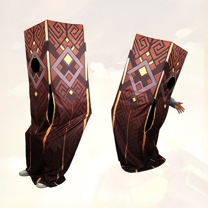 Game Genshin Impact Zhongli Pillar Funny Mascot Suit Costumes