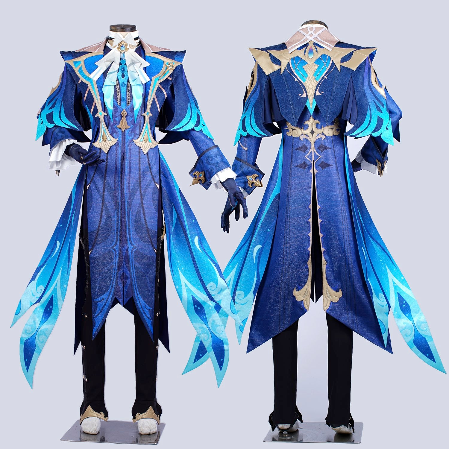 Game Genshin Impact Neuvillette Full Set Top Level Cosplay Costumes