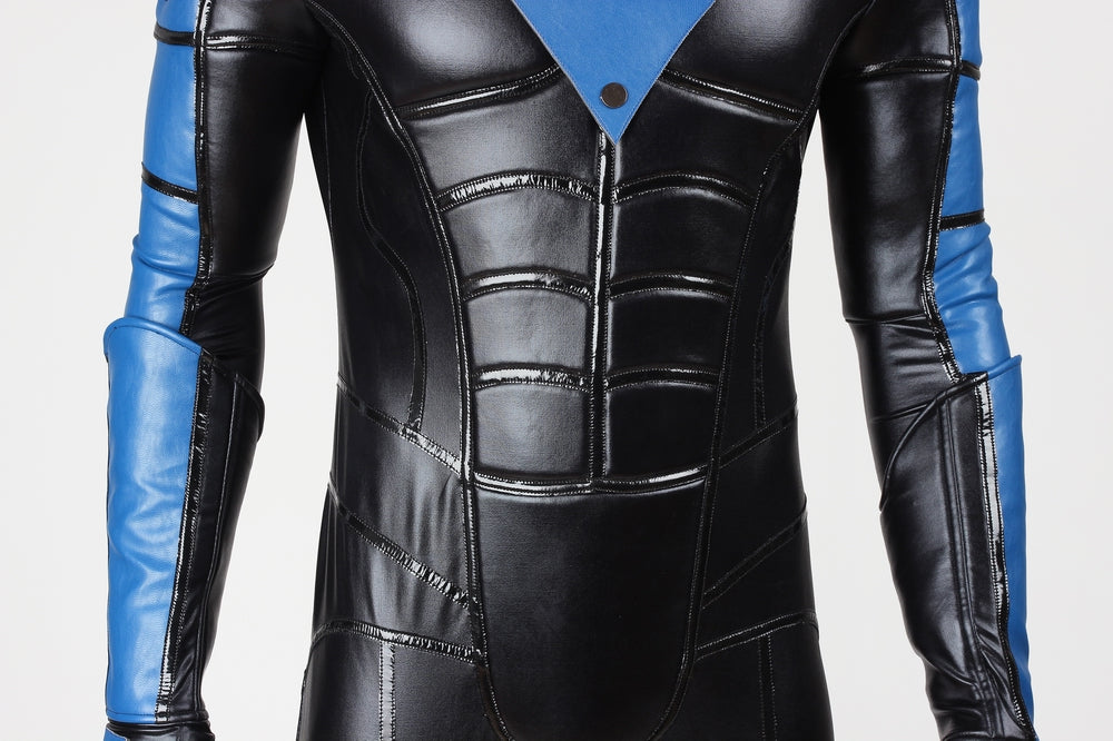 Batman Arkham City Nightwing Dick Grayson Male Fullset Cosplay Costumes
