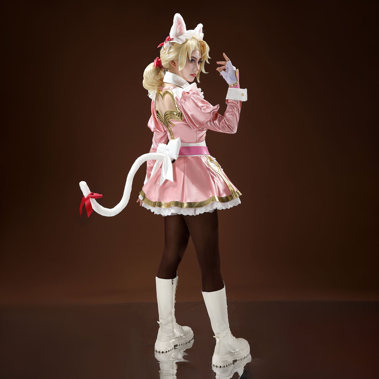 Overwatch Elizabeth Caledonia Calamity Ashe Cosplay Costumes Women's Themed Maid Outfits