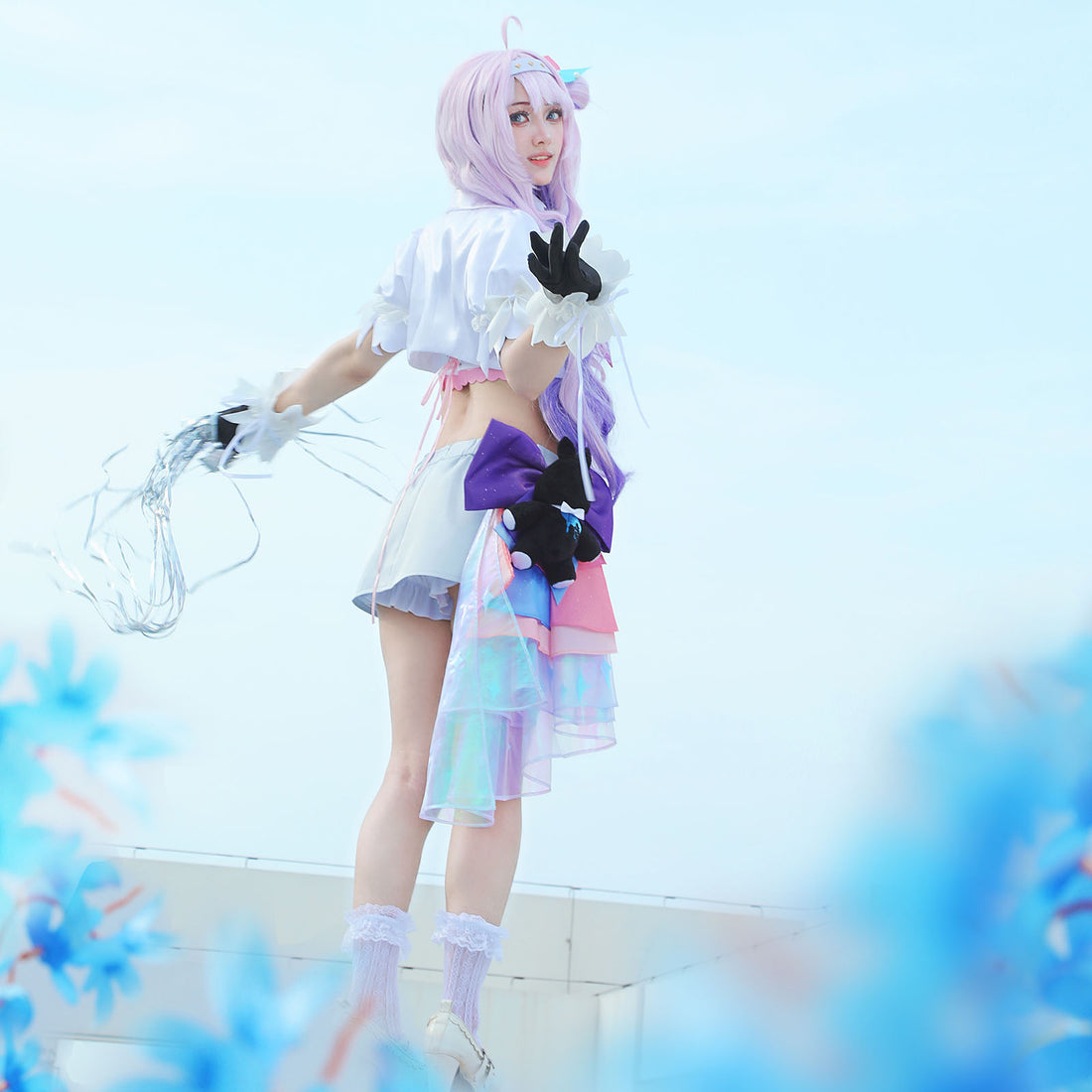 Wuthering Waves Korea Anniversary Denia Top Cosplay Costumes