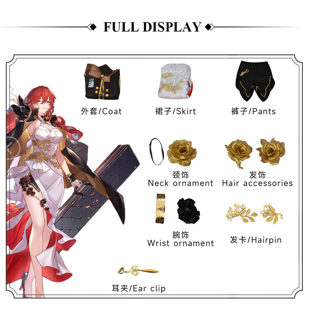 Honkai: Star Rail Himeko Adult Full Set Cosplay Costume