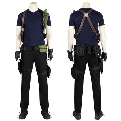 Resident Evil 4 Remake Leon S. Kennedy Male Cosplay Costumes