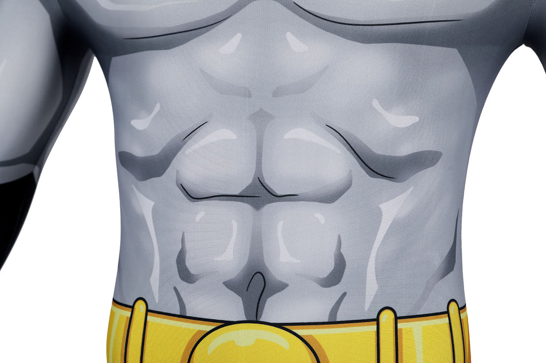 The Batman Bruce Wayne (TV Series) Male Jumpsuit Cosplay Costumes