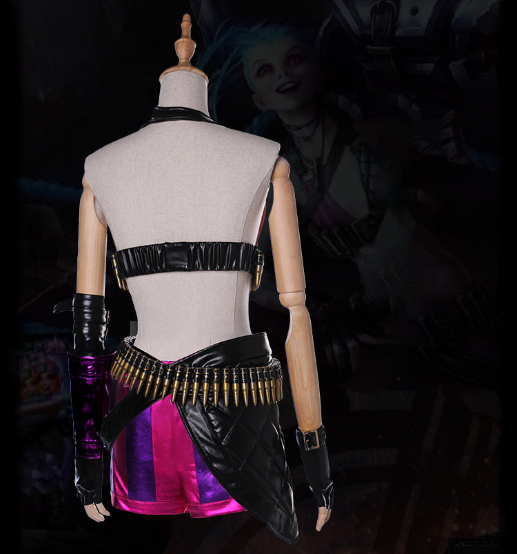 game lol loose cannon jinx cosplay costumes
