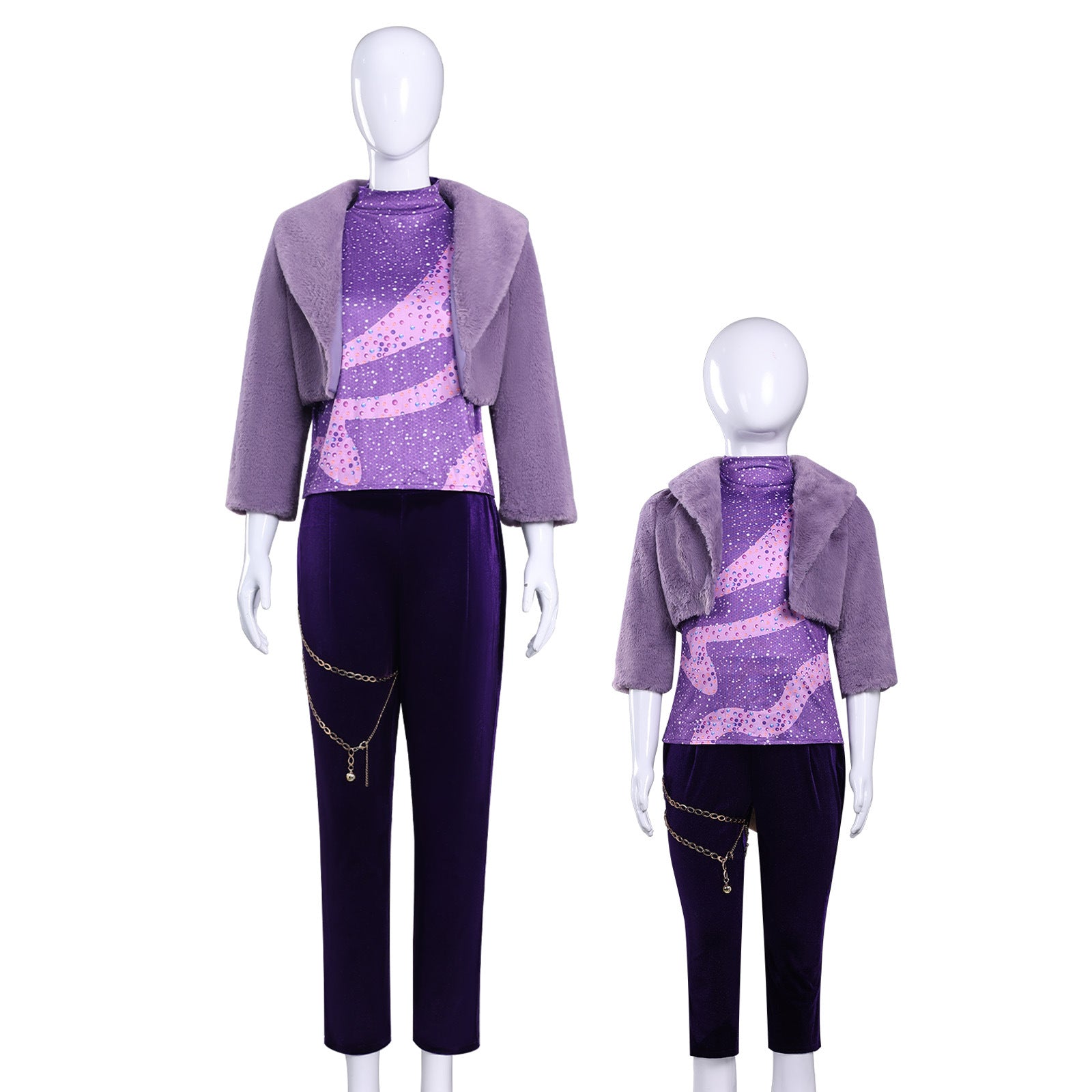 Zoo 2 Non-Mammalians Rise Gazelle Purple Wool Outfit Cosplay Costumes