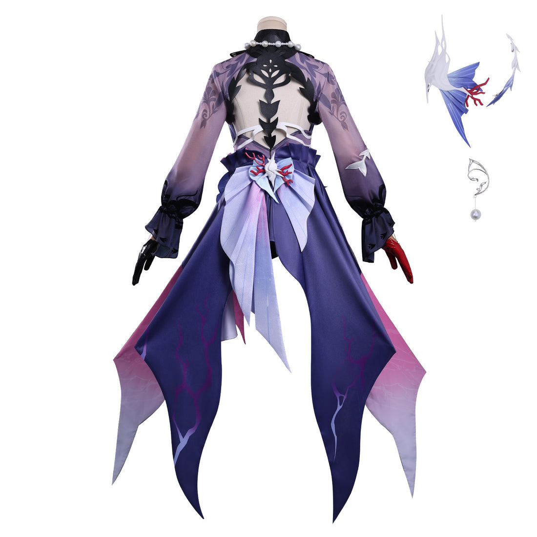 Game Honkai: Star Rail Hysilens Helektra Fullset Cosplay Costumes