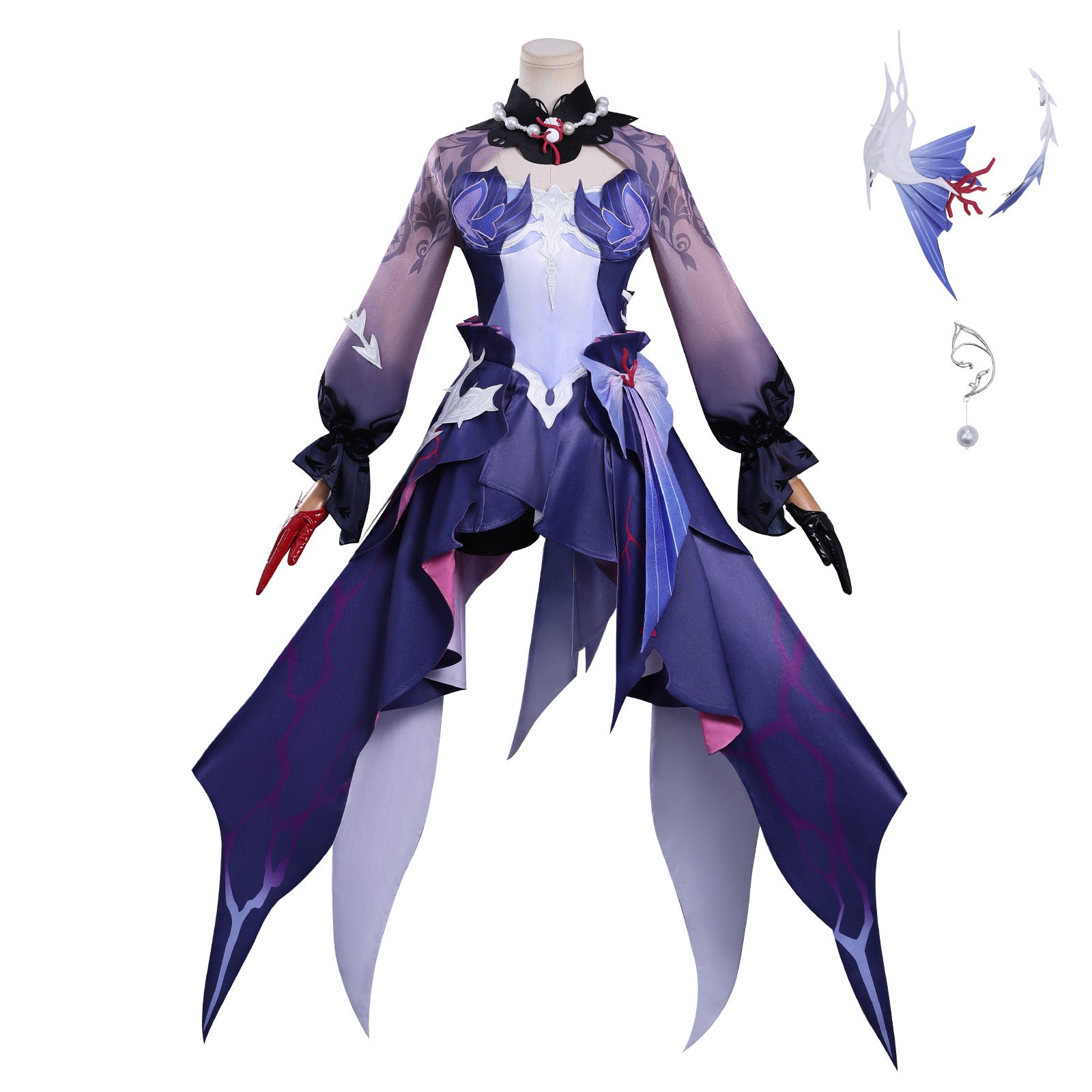 Game Honkai: Star Rail Hysilens Helektra Fullset Cosplay Costumes