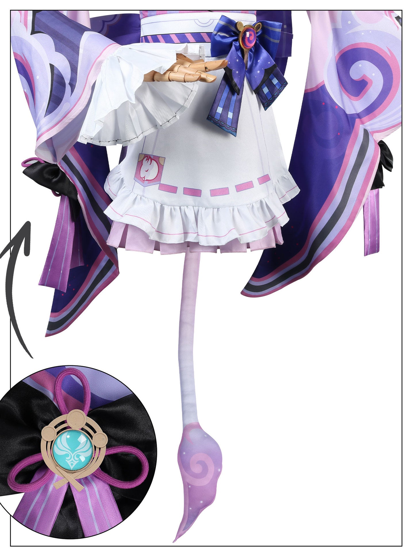 Genshin Impact Liyue Yumemizuki Mizuki Fullset Cosplay Costumes