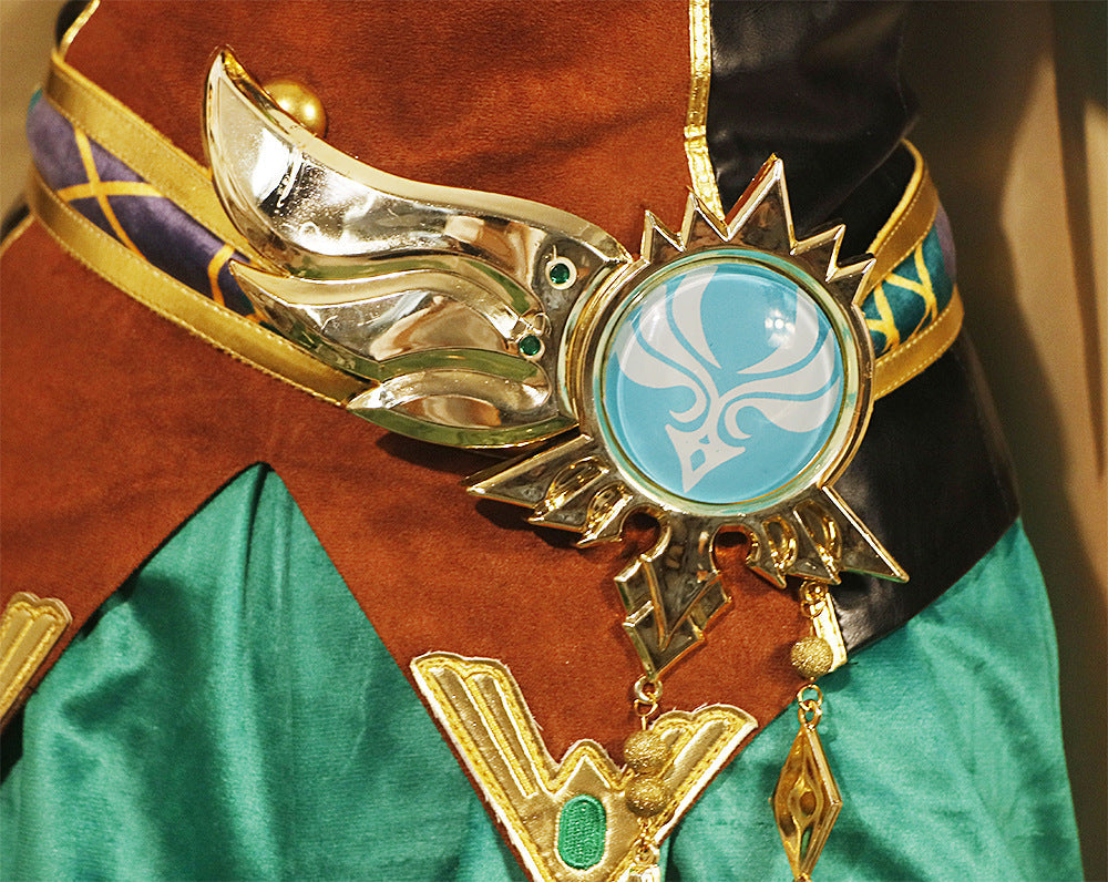 Genshin Impact Barbatos Venti High Level Full Set Cosplay Costumes