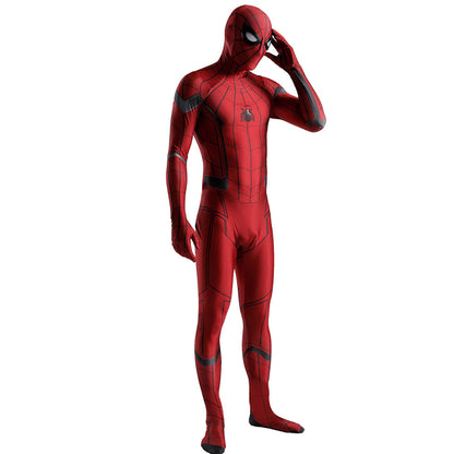 the homecoming scarlet spider man jumpsuits costume kids adult halloween bodysuit