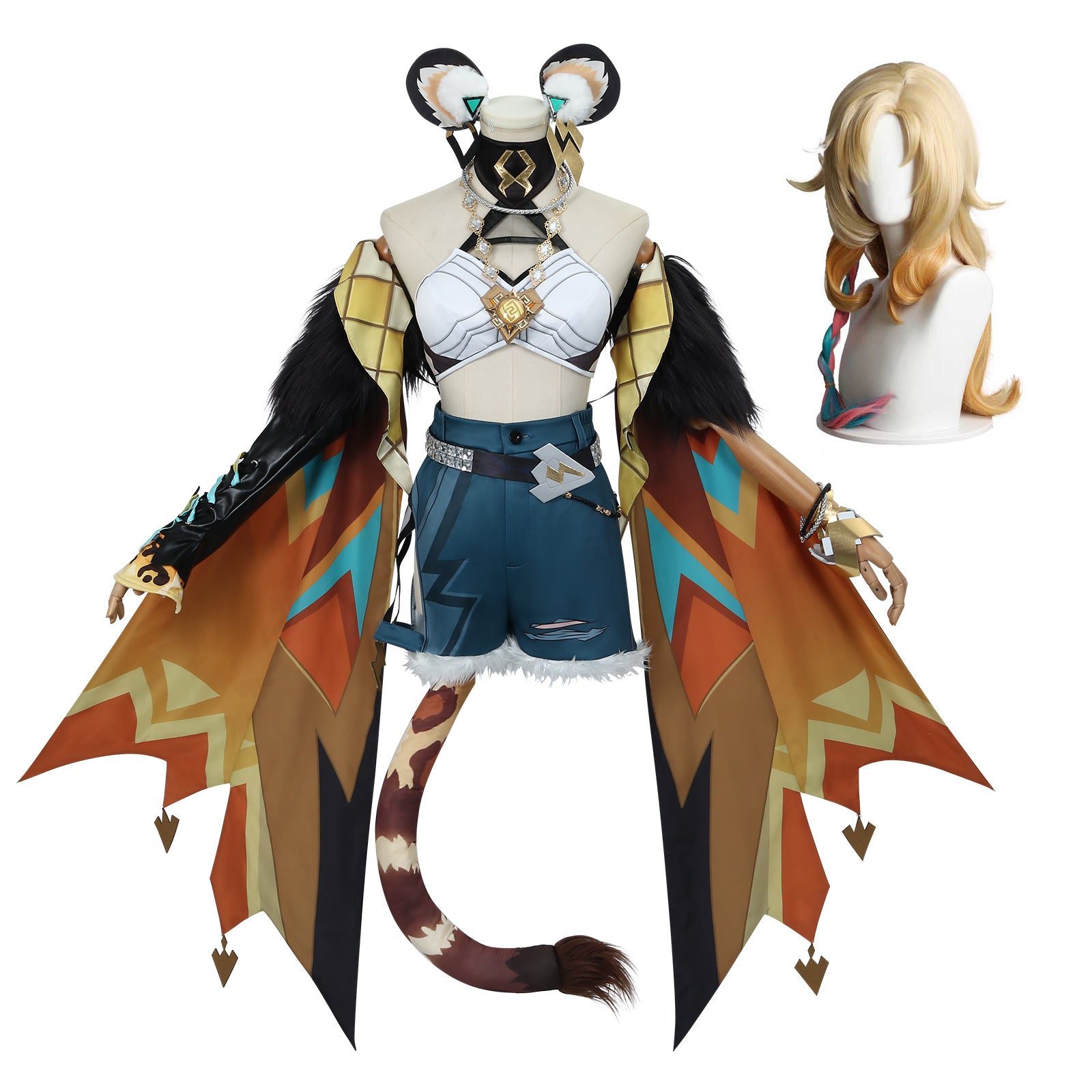 Genshin Impact Xilonen Natlan Ardent Flames Forge The Soul‌ Cosplay Costumes