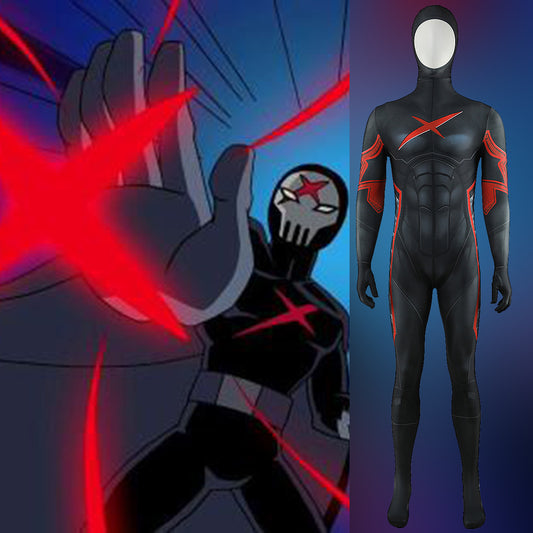 Teen Titans Earth-27 Red X Jumpsuits Costume Kids Adult Halloween Bodysuit - coscrew