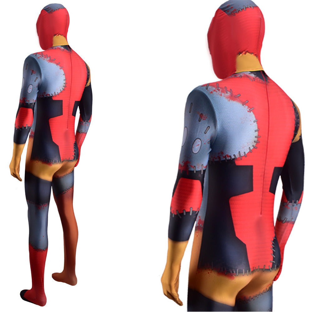 evil deadpool preview jumpsuits cosplay costume kids adult halloween bodysuit