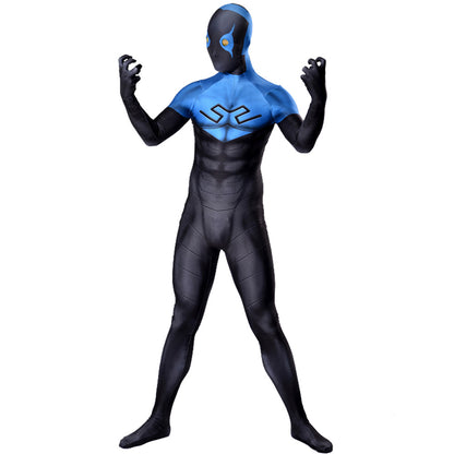 blue beetle jaime reyes jumpsuits cosplay costume kids adult halloween bodysuit