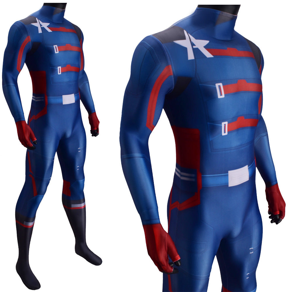 the falcon and the winter soldier captain america jumpsuits kids adult halloween bodysuit 1