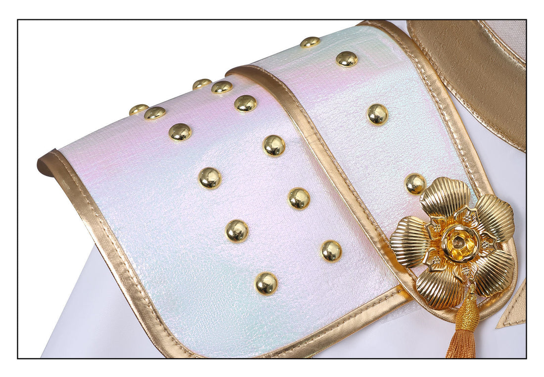 KPop Demon Hunters Zoey White Outfit Adult Kids Cosplay Costumes