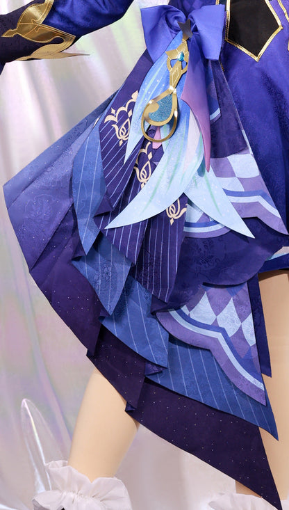 Genshin Impact Black Furina Focalors Full Set Cosplay Costume