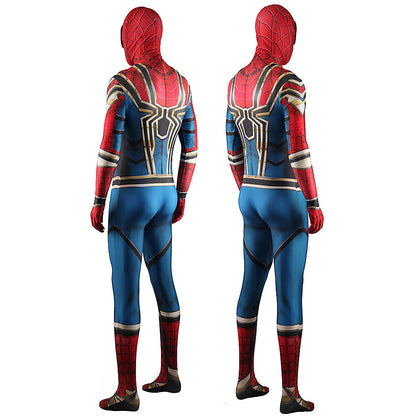 Iron Spider-Man Homecoming Jumpsuits Cosplay Costume Kids Adult Halloween Bodysuit - coscrew