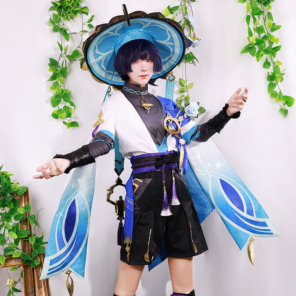 Genshin Impact Wanderer Adult Full Set Cosplay Costume