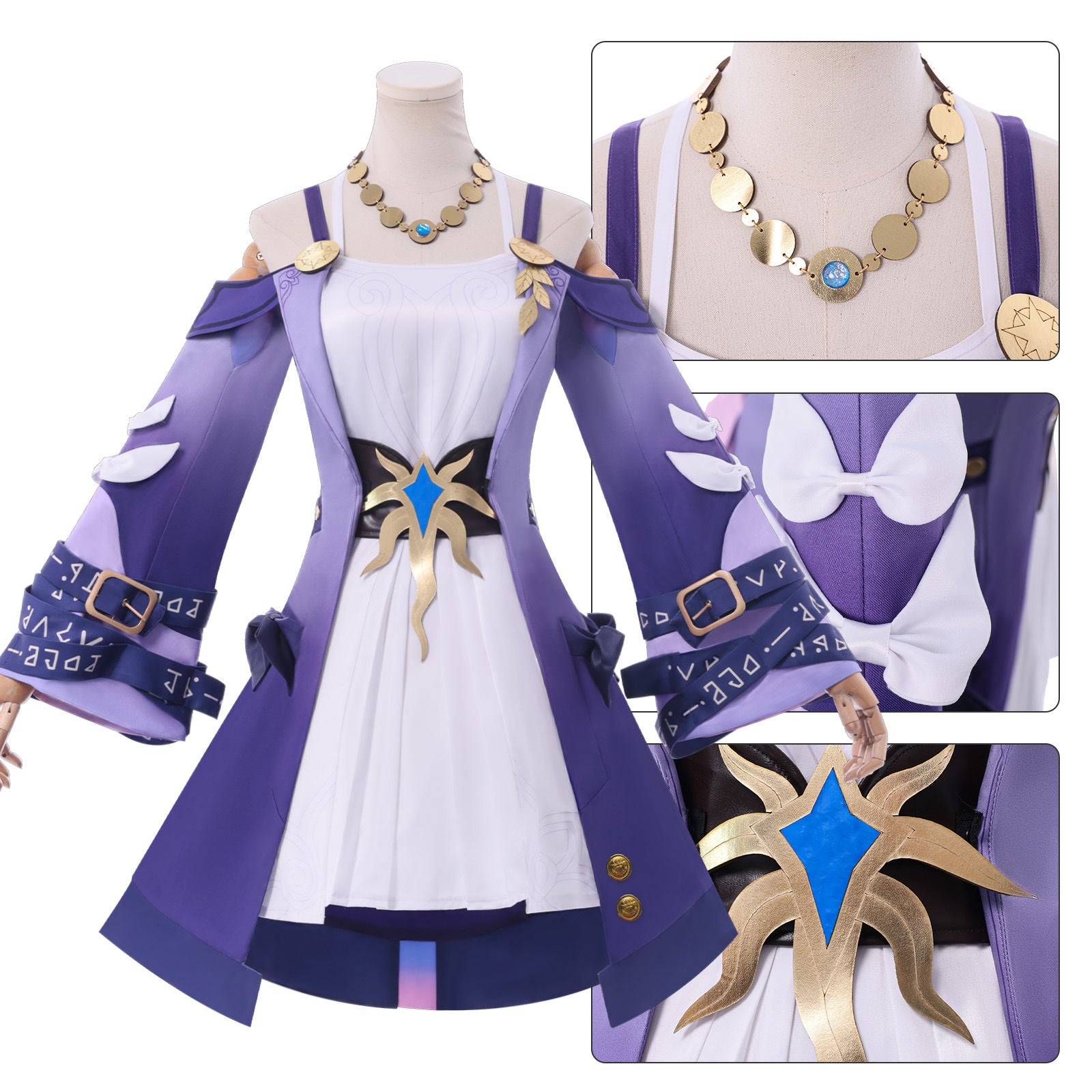Game Honkai: Star Rail Cyrene Dress Fullset Cosplay Costumes