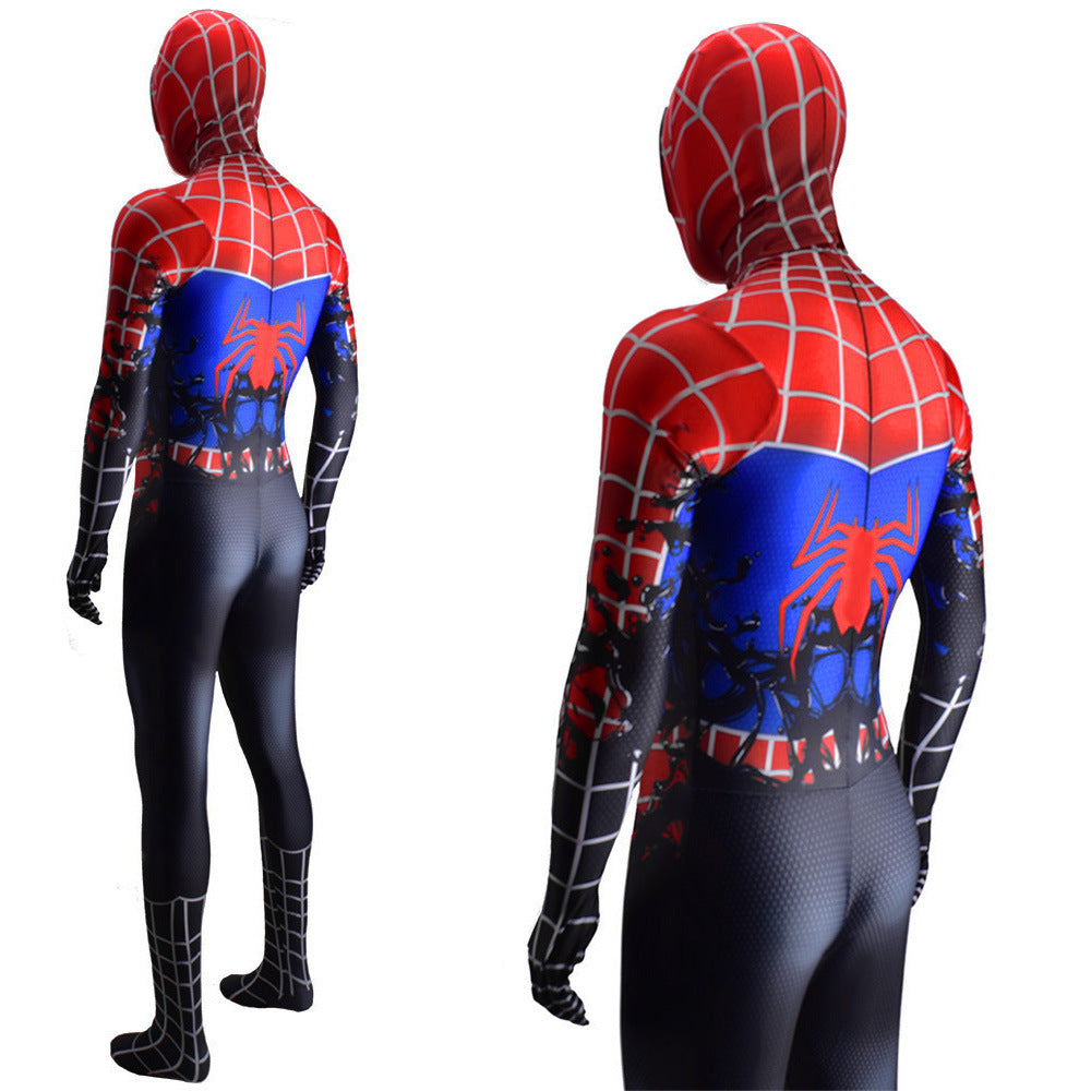 venom raimi spider man symbiote jumpsuits cosplay costume kids adult halloween bodysuit