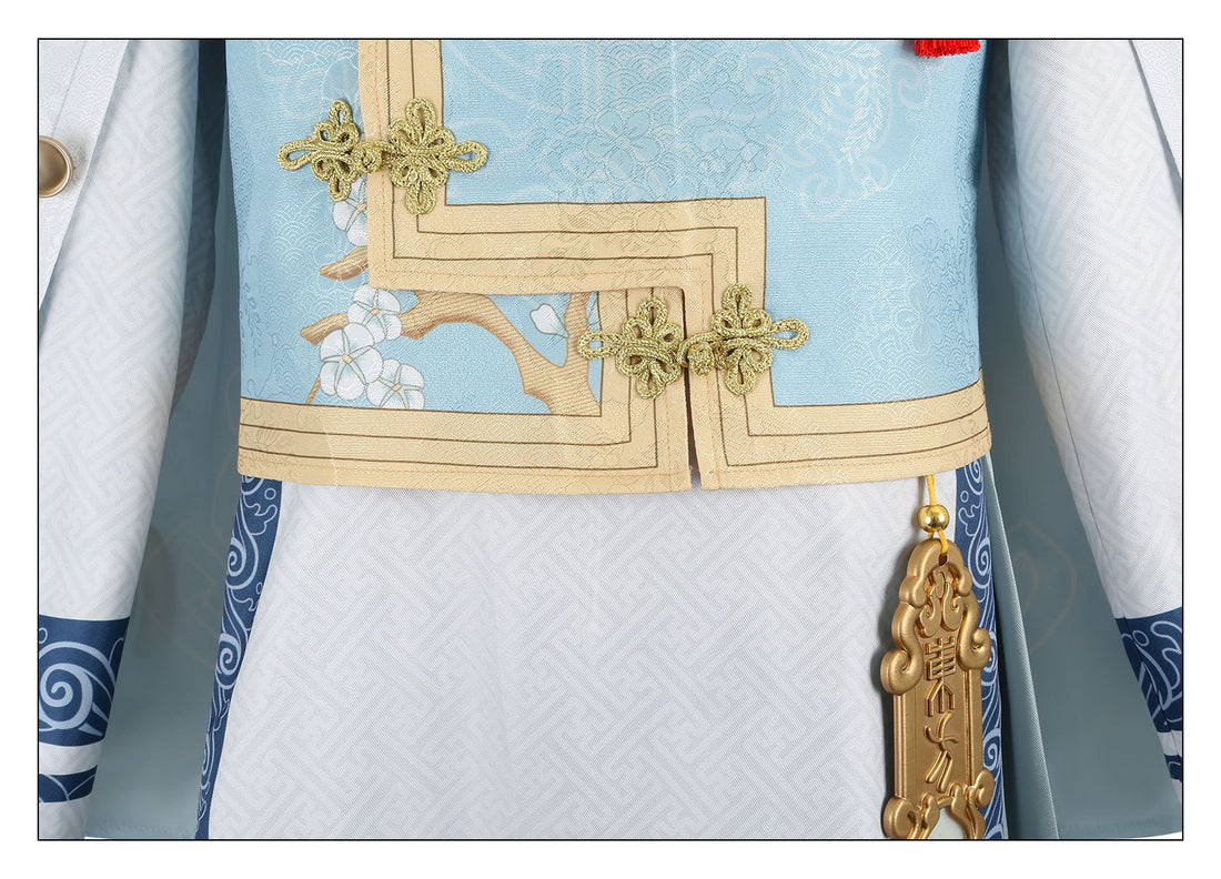 Identity V Under Truth Qilin Merchant Black White Wu Chang Cosplay Costumes