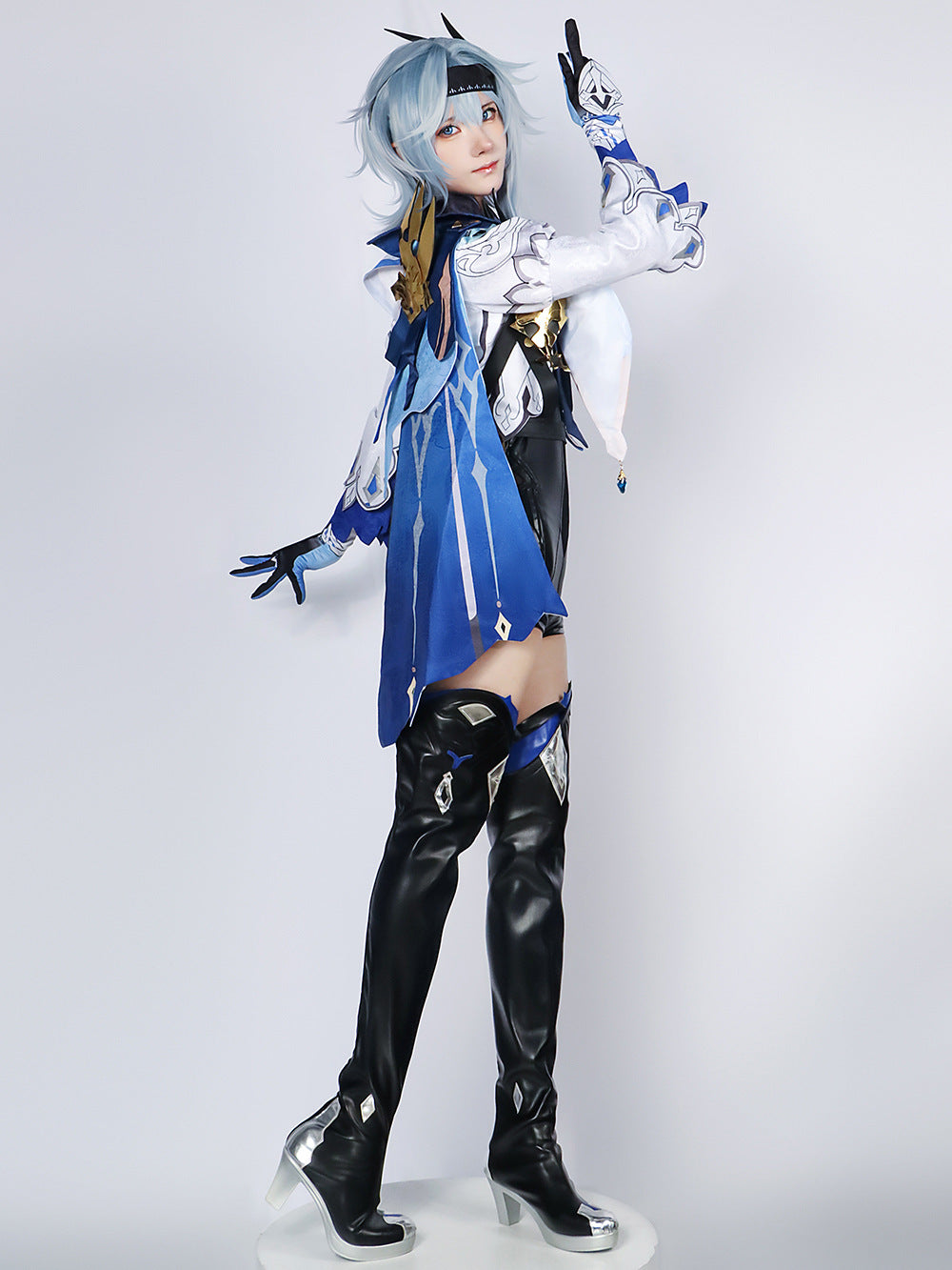 Genshin Impact Eula Lawrence Full Set Cosplay Costume