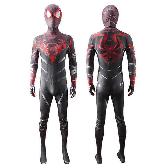 upgraded ps5 miles morales spider man jumpsuits kids adult halloween bodysuit