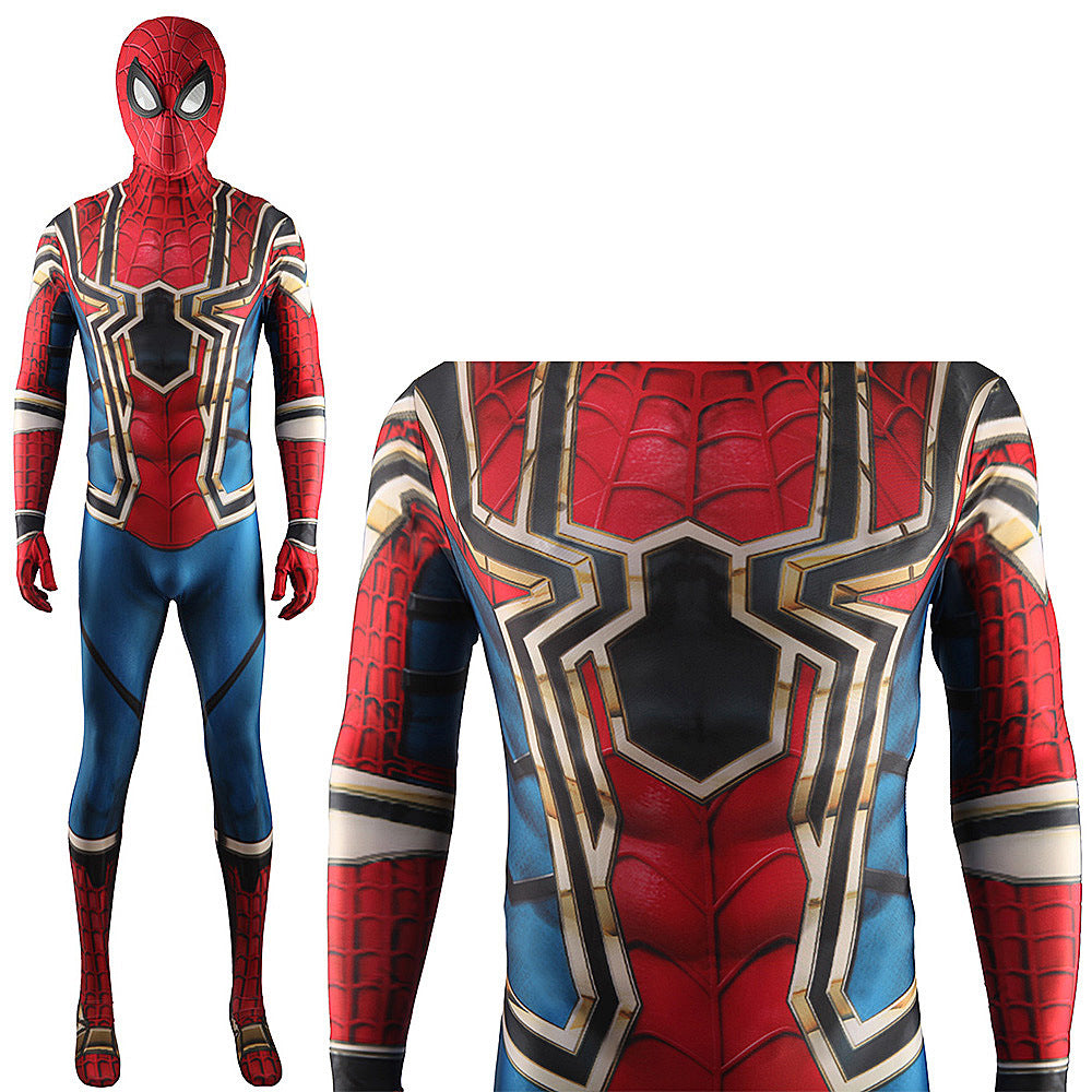 Iron Spider-Man Homecoming Jumpsuits Cosplay Costume Kids Adult Halloween Bodysuit - coscrew