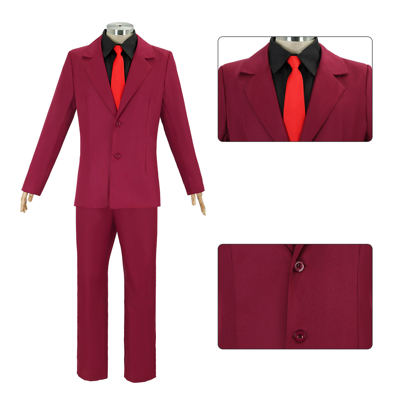 Anime Navigation Wano Country Vinsmoke Sanji Red Suit Cosplay Costumes ...