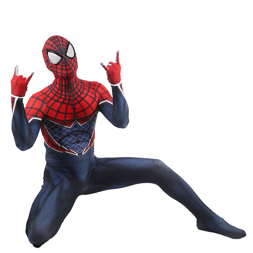 punk spider man suit ps4 jumpsuits cosplay costume kids adult halloween bodysuit