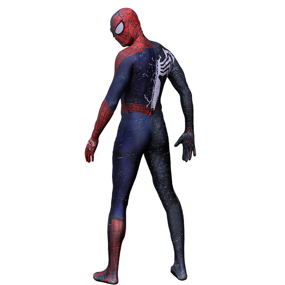 the amazing spider man 2 venom jumpsuits cosplay costume kids adult halloween bodysuit