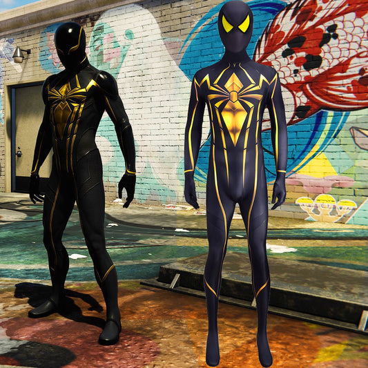Spider-Man PS4 Spider Armor MK II Suit Jumpsuits Kids Adult Halloween Bodysuit