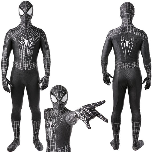 venom spider man symbiote suit jumpsuits costume kids adult halloween bodysuit