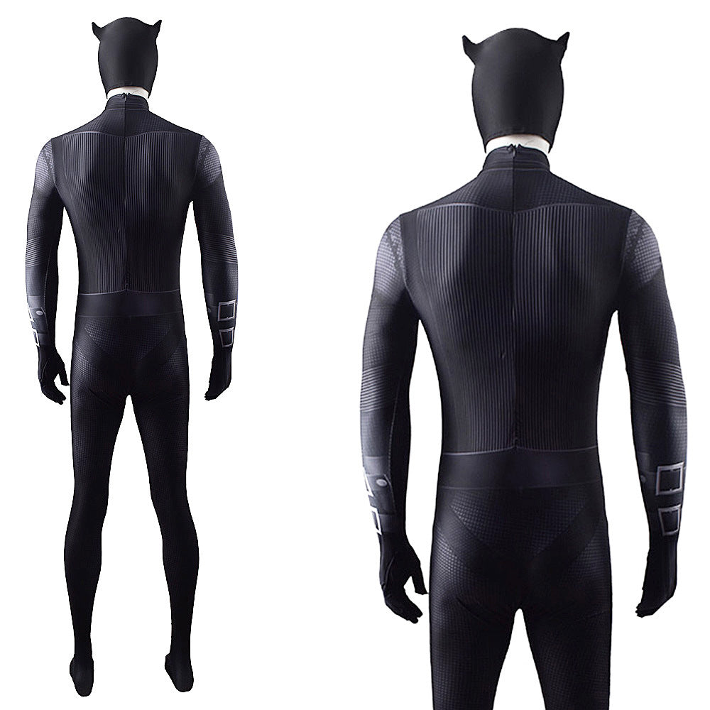 batman 2022 catwoman jumpsuits cosplay costume kids adult halloween bodysuit