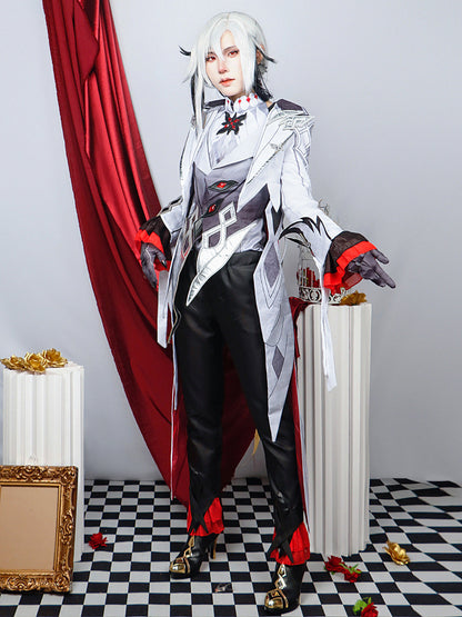 Genshin Impact The Knave Arlecchino Full Set Cosplay Costume