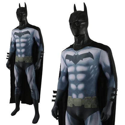 upgraded batman jumpsuit bruce wayne cosplay costume kids adult halloween bodysuit