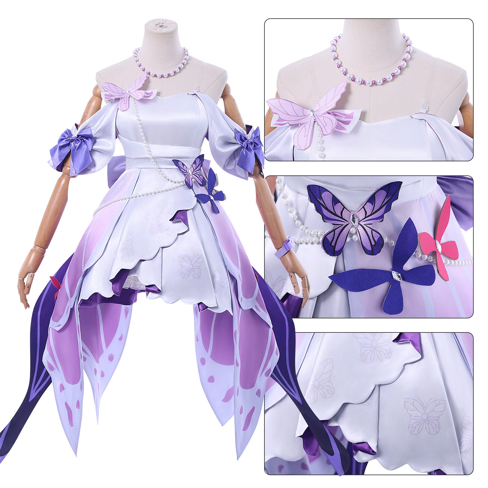 Game Honkai: Star Rail Castorice Concert Fullset Cosplay Costumes