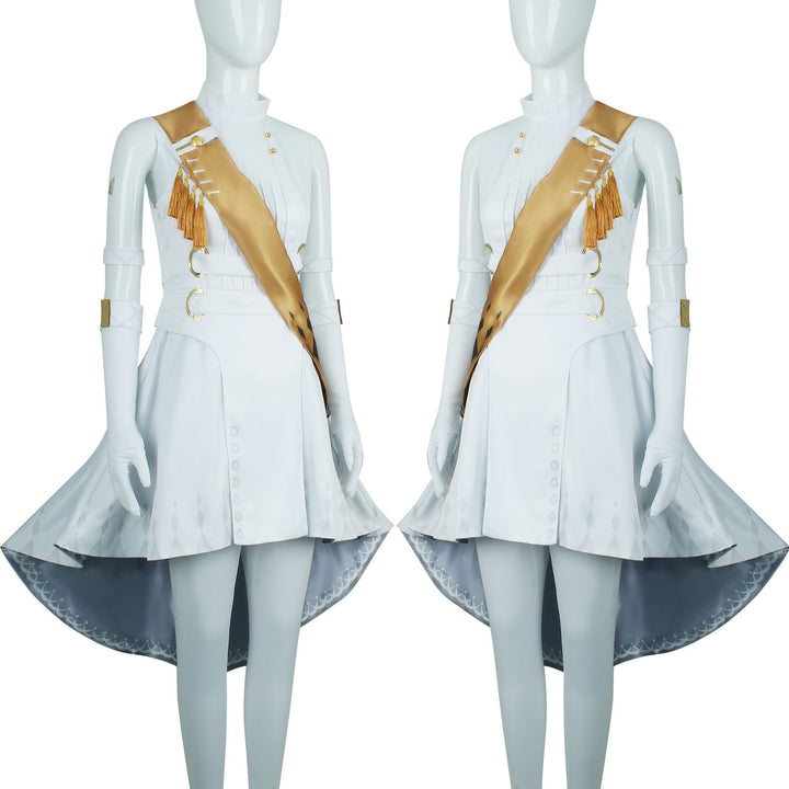Game Reverse: 1999 Sonetto White Dress Cosplay Costumes