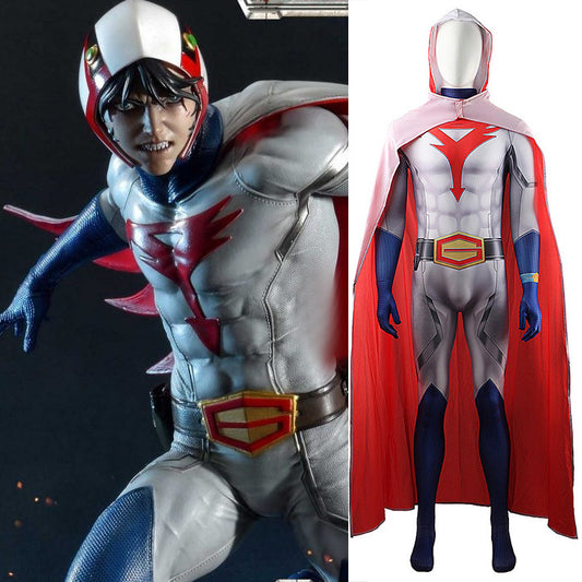 Gatchaman G-1 Ken Washio The Eagle Jumpsuits Costume Kids Adult Halloween Bodysuit - coscrew