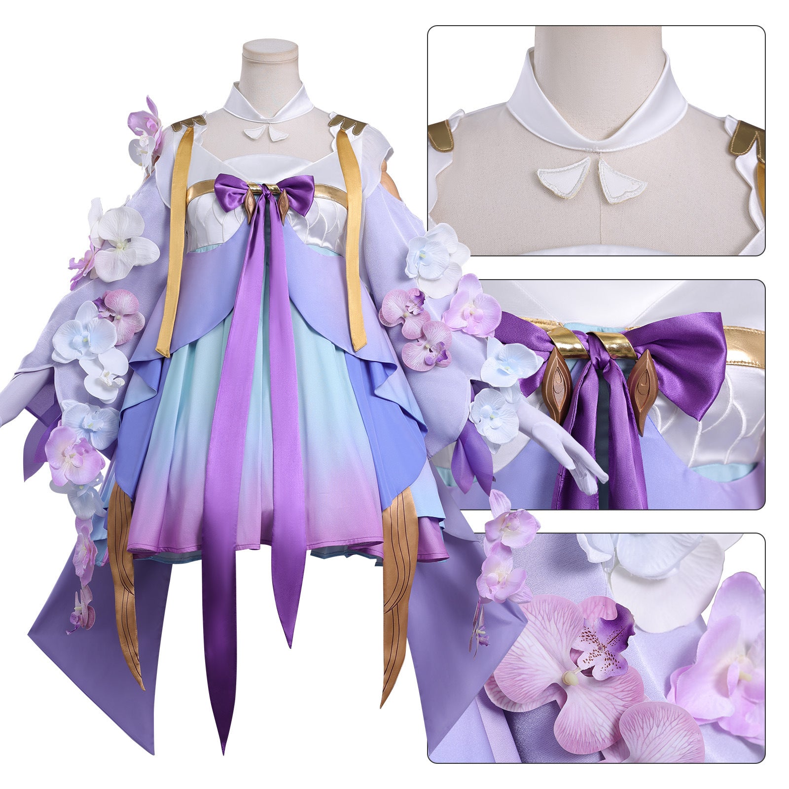 Game Honor of Kings Dolia Phantom Pearl Merfolk Cosplay Costumes