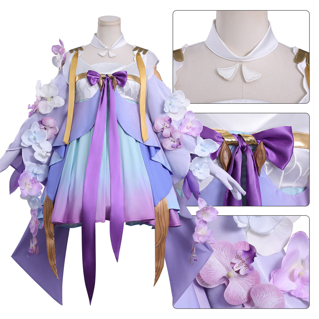 Game Honor of Kings Dolia Phantom Pearl Merfolk Cosplay Costumes