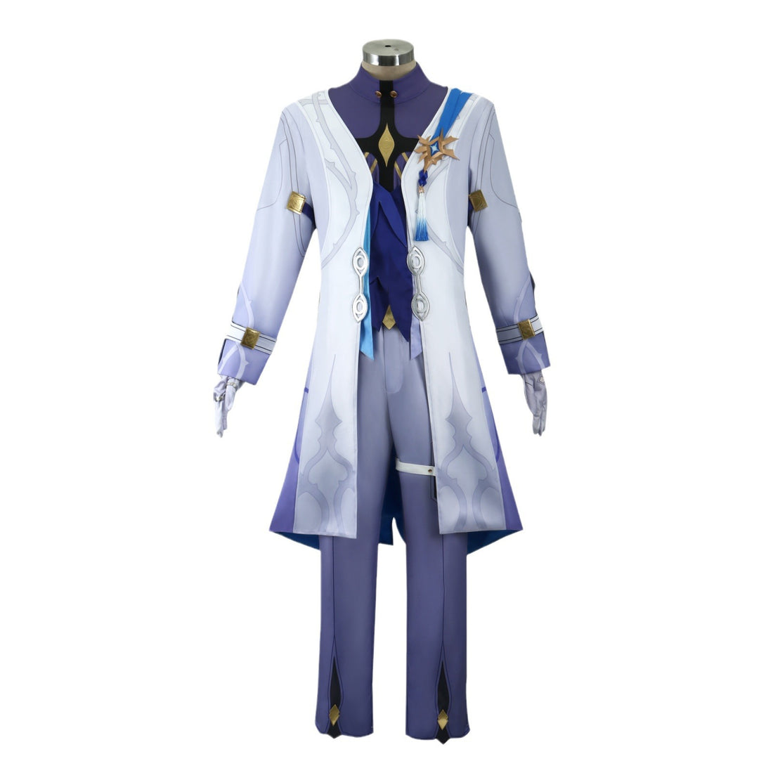 Honkai: Star Rail Sunday White Blue Outfit Carnival Cosplay Costumes