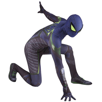 PS5 Spider-Man Miles Morales 2099 Jumpsuits Costume Kids Adult Halloween Bodysuit